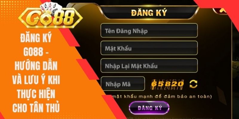 Lưu khi đăng ký Go88