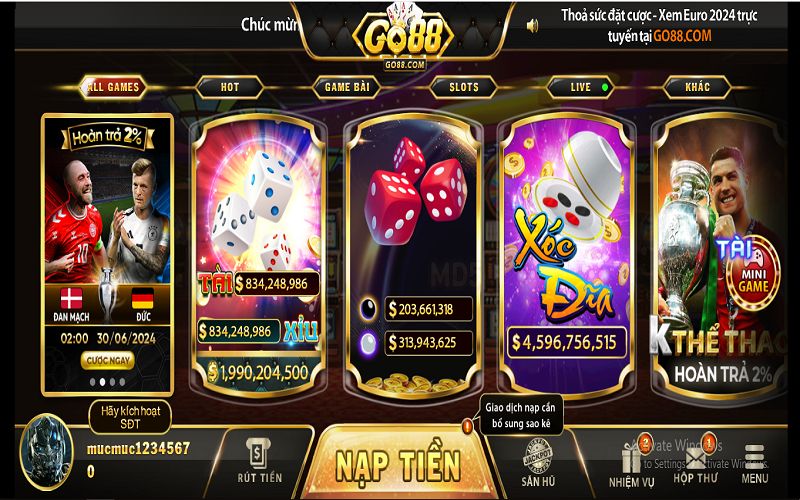 Điều kiện rút tiền Go88 là gì?